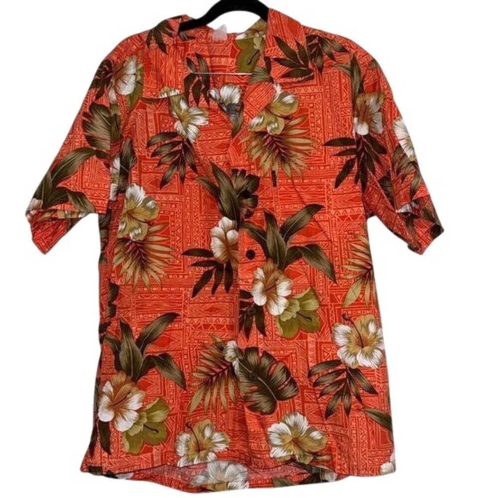 Hawaiian Shirt By Palmtree Size L